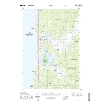 2020 Map of Nestucca Bay, 2020 Print