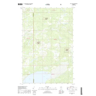 2019 Map of Nett Lake NE, 2019 Print