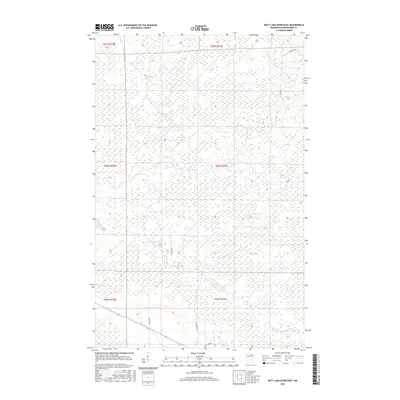 2016 Map of Nett Lake River East, 2016 Print