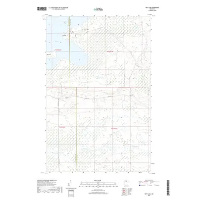 2019 Map of Nett Lake, 2019 Print