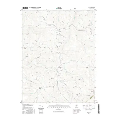 2016 Map of Nettie, 2016 Print