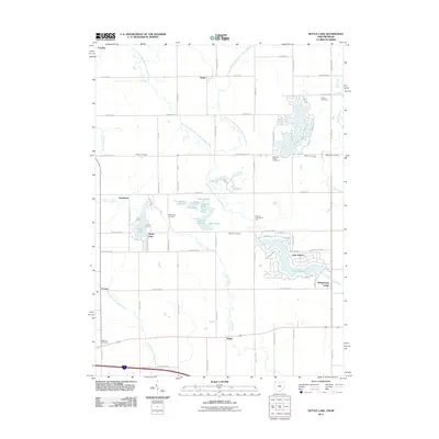 2011 Map of Nettle Lake, 2011 Print