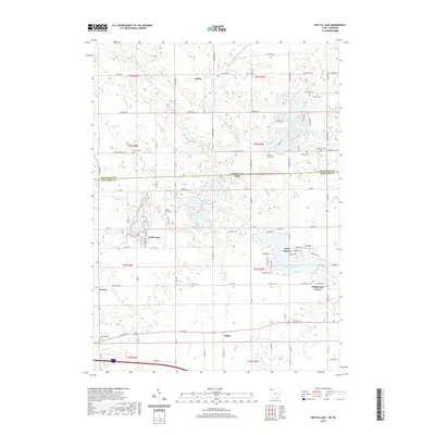 2019 Map of Nettle Lake, 2019 Print