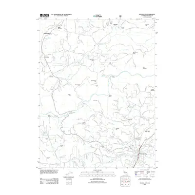 2012 Map of Nevada City, 2012 Print