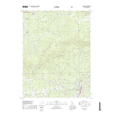 2018 Map of Nevada City, 2018 Print