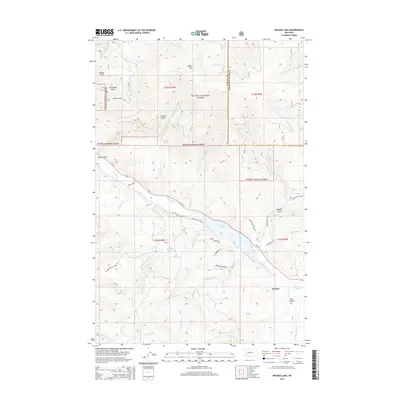 2014 Map of Nevada Lake, 2014 Print