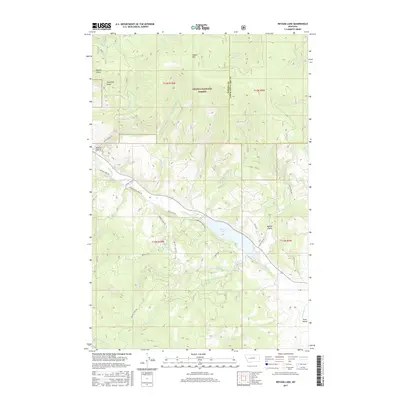 2017 Map of Nevada Lake, 2017 Print