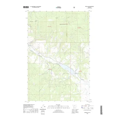 2020 Map of Nevada Lake, 2020 Print