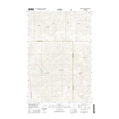 2014 Map of Nevada Mountain, 2014 Print
