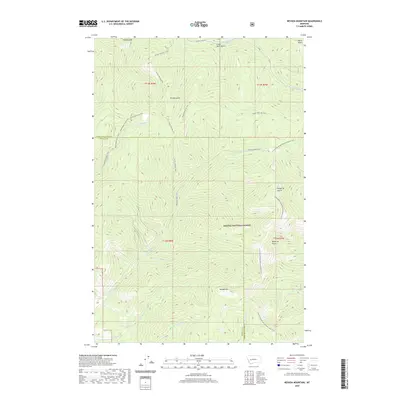 2020 Map of Nevada Mountain, 2020 Print