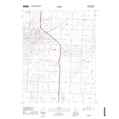 2017 Map of Nevada, 2017 Print