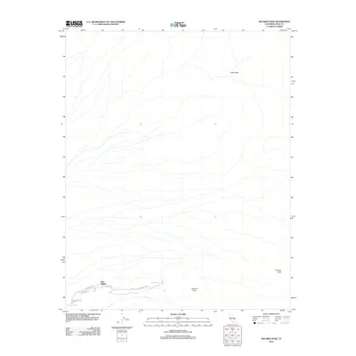 2012 Map of Nevares Peak, 2012 Print