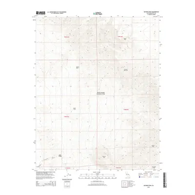 2015 Map of Nevares Peak, 2015 Print