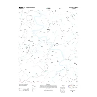 2013 Map of Nevelsville, 2013 Print