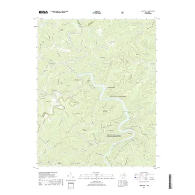 2019 Map of Nevelsville, 2019 Print