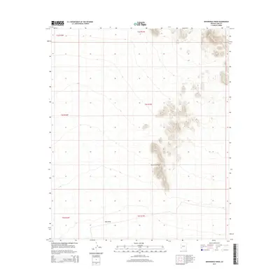 2014 Map of Neversweat Ridge, 2014 Print