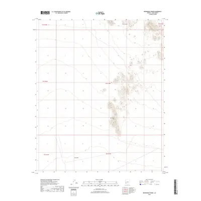 2018 Map of Neversweat Ridge, 2018 Print