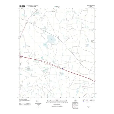 2011 Map of Nevils, 2011 Print