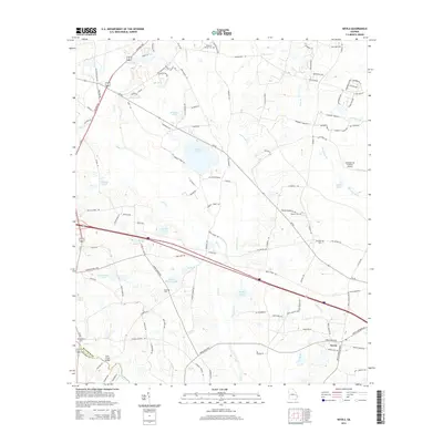 2014 Map of Nevils, 2014 Print