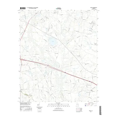 2017 Map of Nevils, 2017 Print