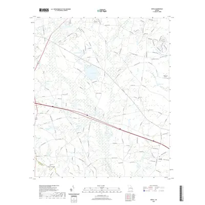 2020 Map of Nevils, 2020 Print