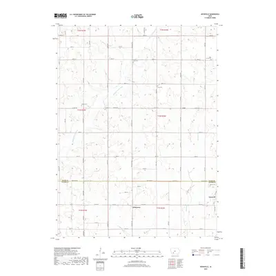 2018 Map of Nevinville, 2018 Print