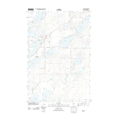 2013 Map of Nevis, 2013 Print