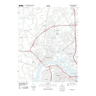 2010 Map of New Albany, 2010 Print