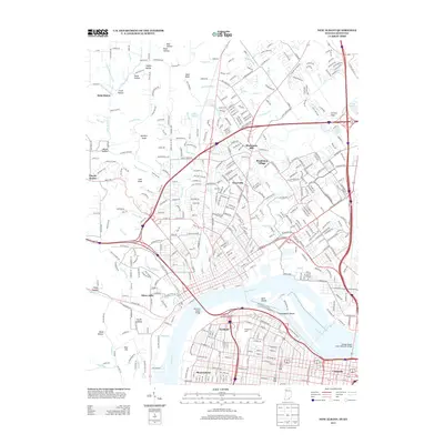 2013 Map of New Albany, 2013 Print