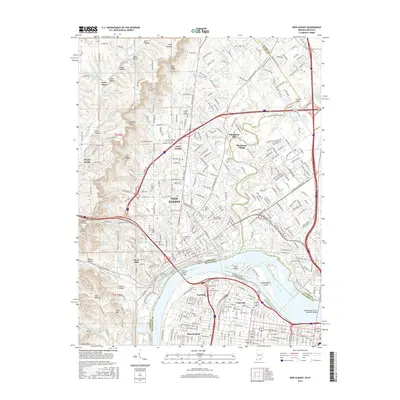 2016 Map of New Albany, 2016 Print