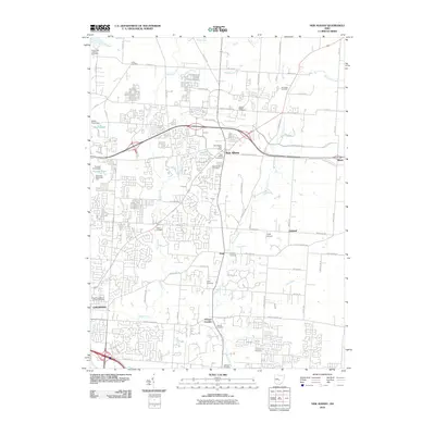 2010 Map of New Albany, 2010 Print