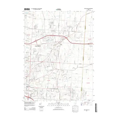 2013 Map of New Albany, 2013 Print