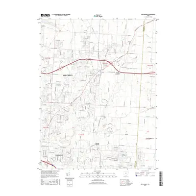2016 Map of New Albany, 2016 Print