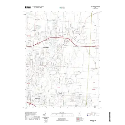 2019 Map of New Albany, 2019 Print