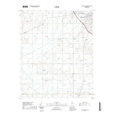 2021 Map of New Albany West, 2021 Print