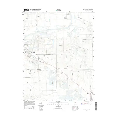 2015 Map of New Athens East, 2015 Print