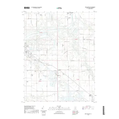 2018 Map of New Athens East, 2018 Print