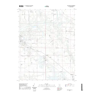 2021 Map of New Athens East, 2021 Print