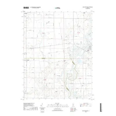 2018 Map of New Athens West, 2018 Print