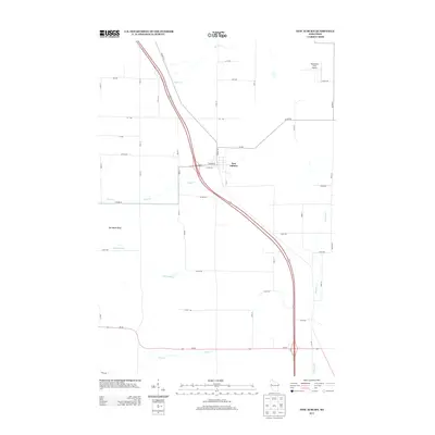 2013 Map of New Auburn, 2013 Print