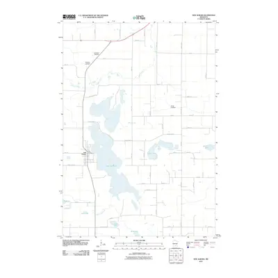 2010 Map of New Auburn, 2010 Print