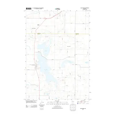 2013 Map of New Auburn, 2013 Print