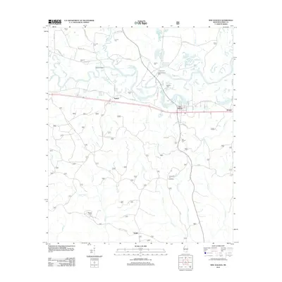 2012 Map of New Augusta, 2012 Print