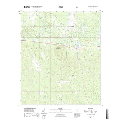 2018 Map of New Augusta, 2018 Print