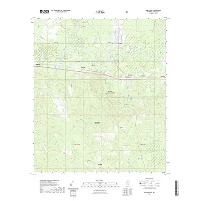 2021 Map of New Augusta, 2021 Print