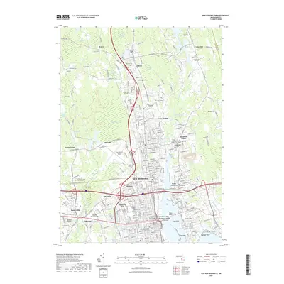 2021 Map of New Bedford North, 2021 Print