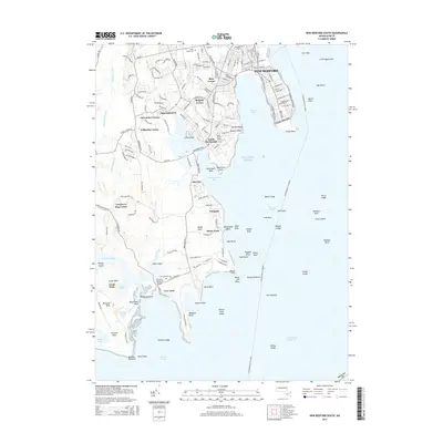 2015 Map of New Bedford South, 2015 Print