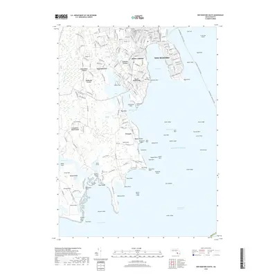 2018 Map of New Bedford South, 2018 Print