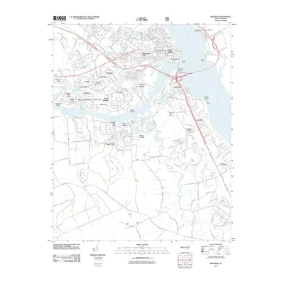 2011 Map of New Bern, 2011 Print