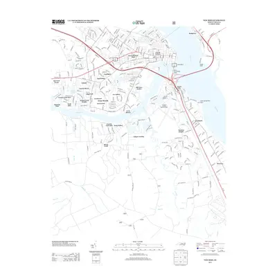 2013 Map of New Bern, 2013 Print
